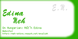 edina meh business card